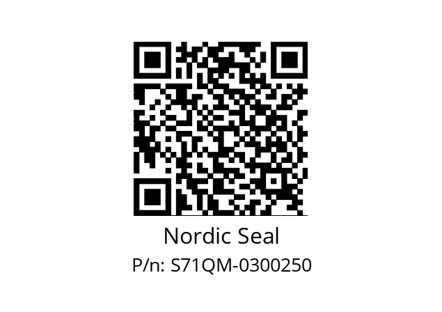   Nordic Seal S71QM-0300250