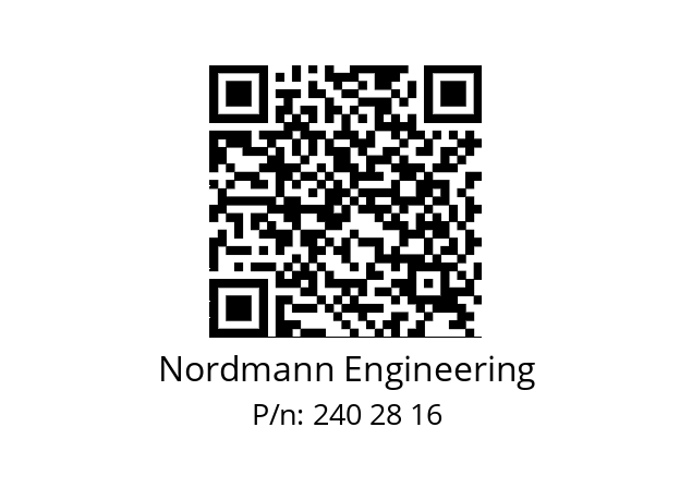   Nordmann Engineering 240 28 16