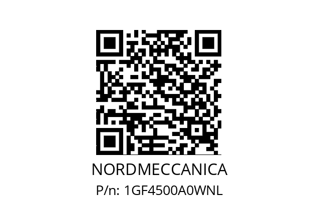   NORDMECCANICA 1GF4500A0WNL