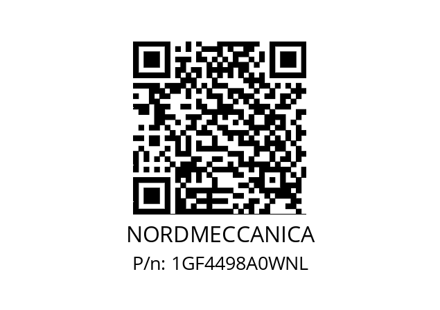   NORDMECCANICA 1GF4498A0WNL