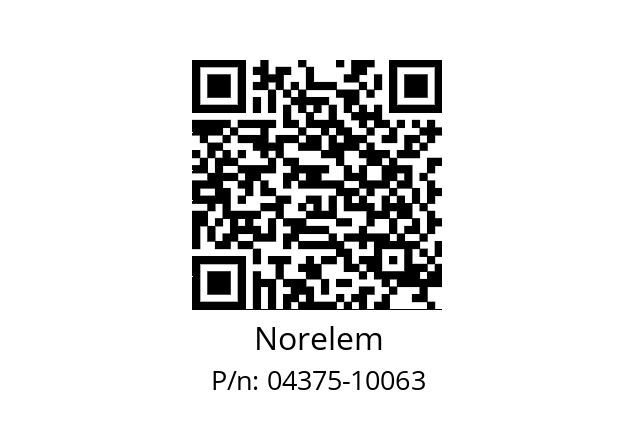   Norelem 04375-10063