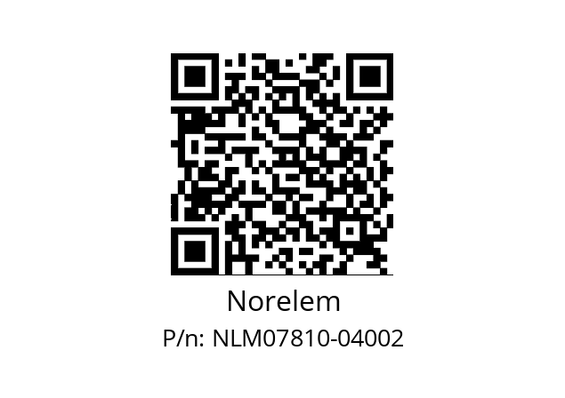   Norelem NLM07810-04002