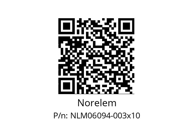   Norelem NLM06094-003x10