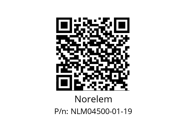   Norelem NLM04500-01-19