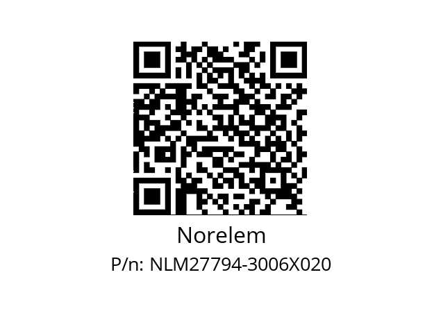   Norelem NLM27794-3006X020