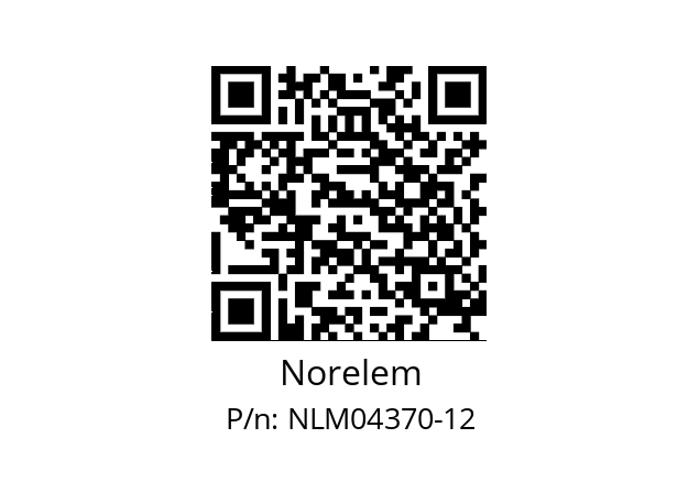   Norelem NLM04370-12