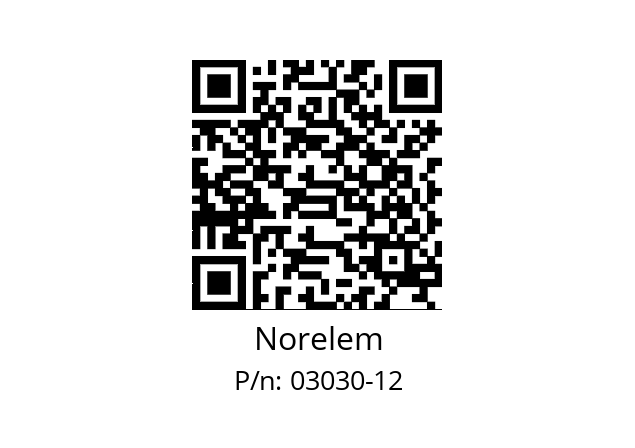   Norelem 03030-12