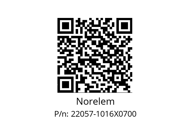   Norelem 22057-1016X0700