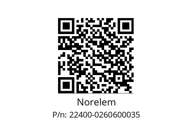   Norelem 22400-0260600035