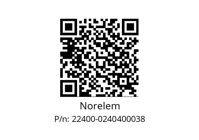   Norelem 22400-0240400038