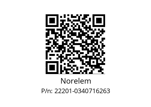   Norelem 22201-0340716263