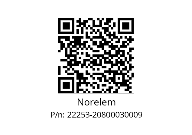   Norelem 22253-20800030009