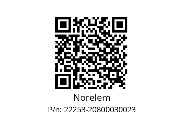   Norelem 22253-20800030023