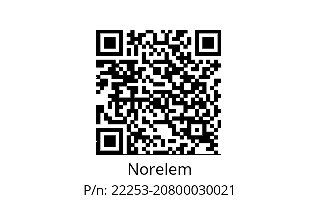   Norelem 22253-20800030021