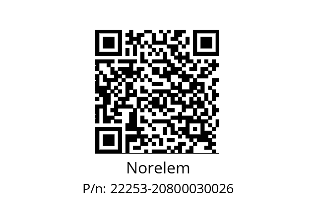   Norelem 22253-20800030026