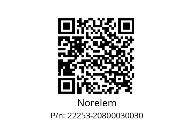   Norelem 22253-20800030030