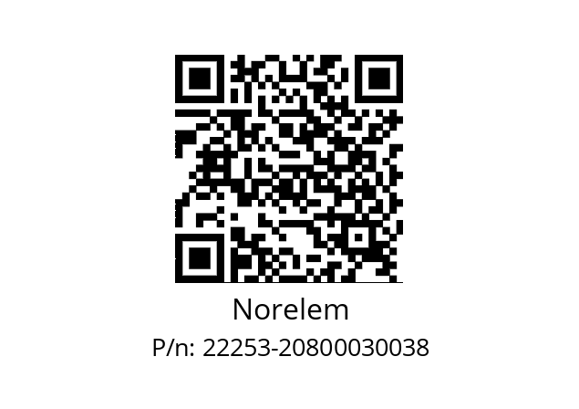   Norelem 22253-20800030038