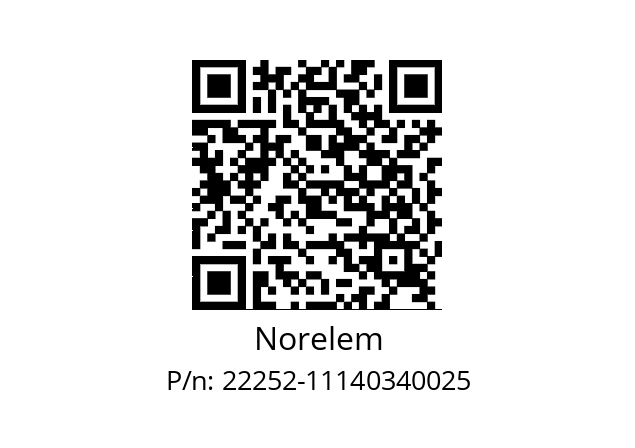   Norelem 22252-11140340025