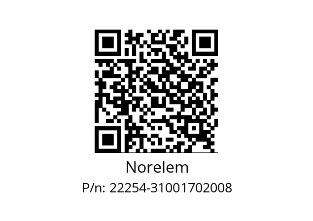   Norelem 22254-31001702008