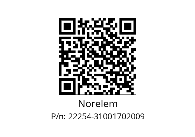   Norelem 22254-31001702009