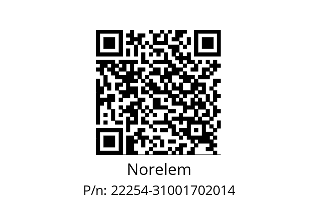   Norelem 22254-31001702014