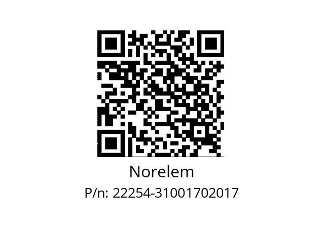   Norelem 22254-31001702017