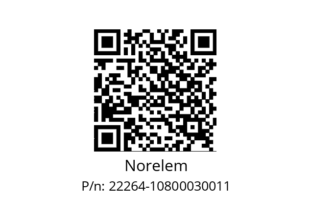   Norelem 22264-10800030011