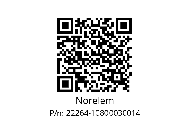   Norelem 22264-10800030014