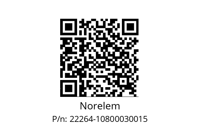   Norelem 22264-10800030015