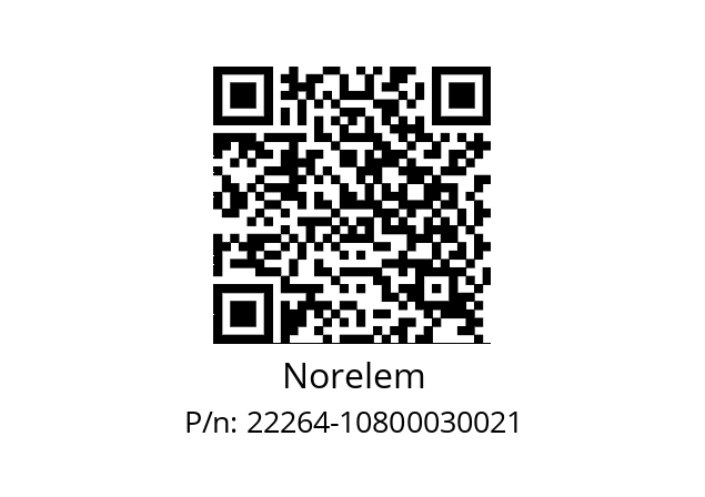   Norelem 22264-10800030021