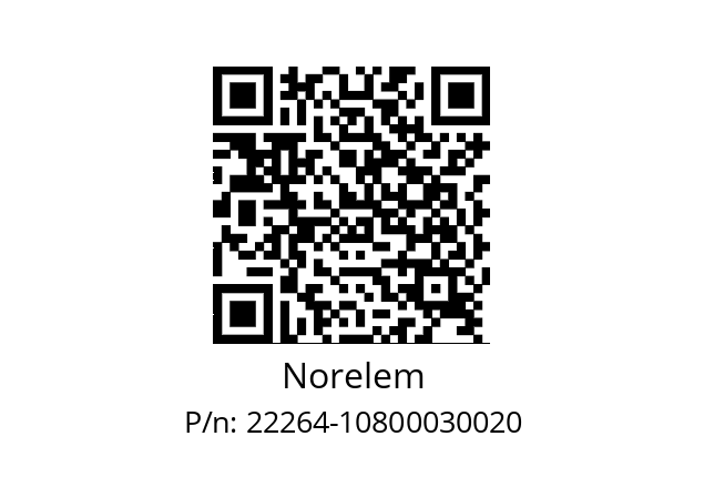   Norelem 22264-10800030020