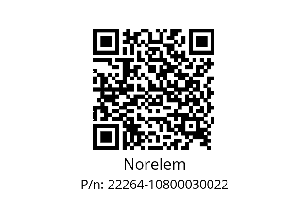   Norelem 22264-10800030022