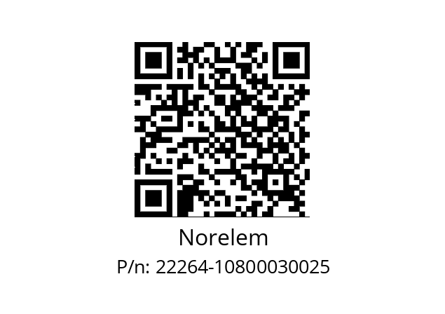   Norelem 22264-10800030025