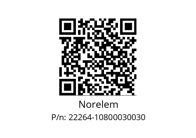   Norelem 22264-10800030030