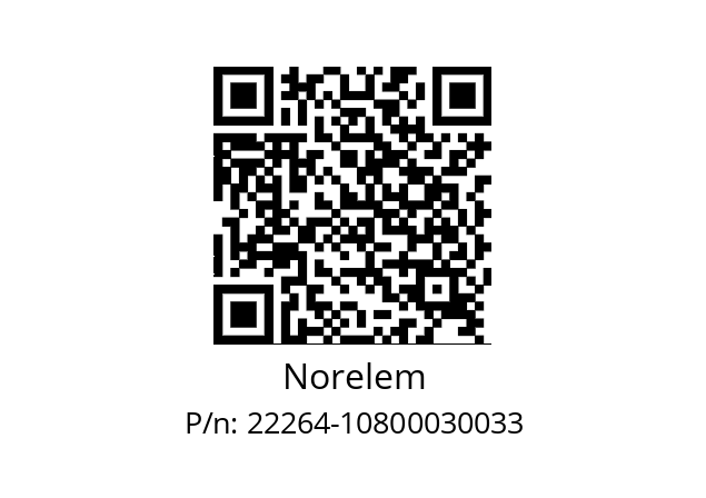   Norelem 22264-10800030033