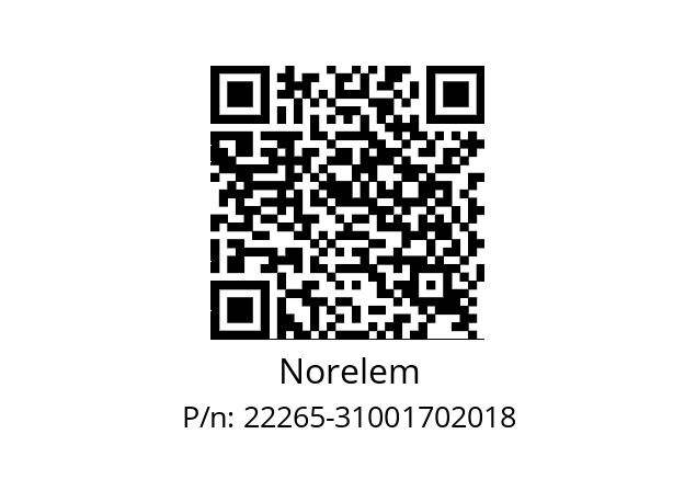   Norelem 22265-31001702018