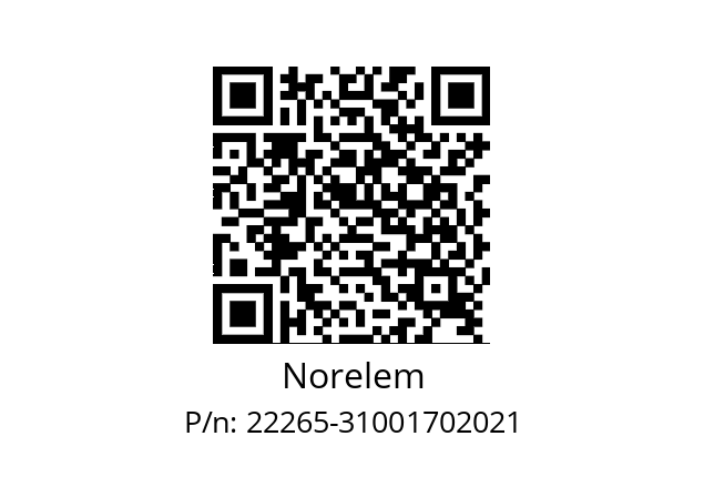   Norelem 22265-31001702021