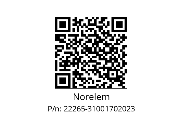   Norelem 22265-31001702023