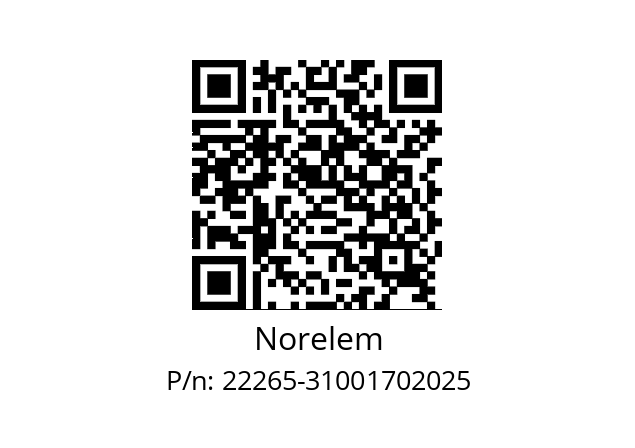   Norelem 22265-31001702025