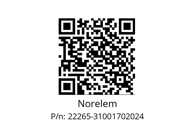   Norelem 22265-31001702024