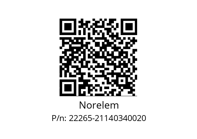   Norelem 22265-21140340020