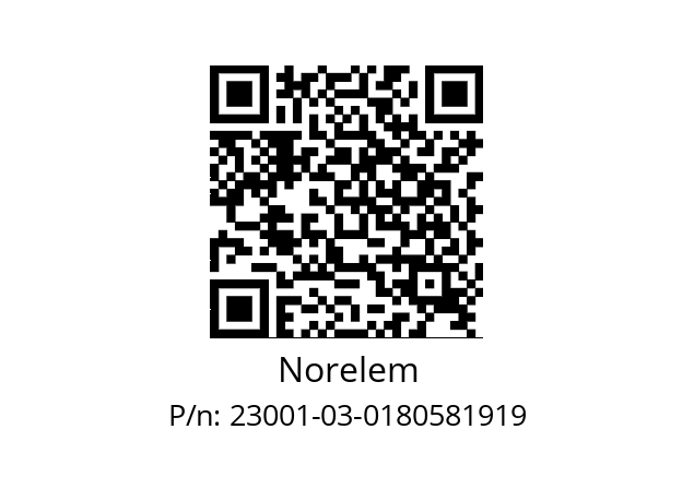   Norelem 23001-03-0180581919