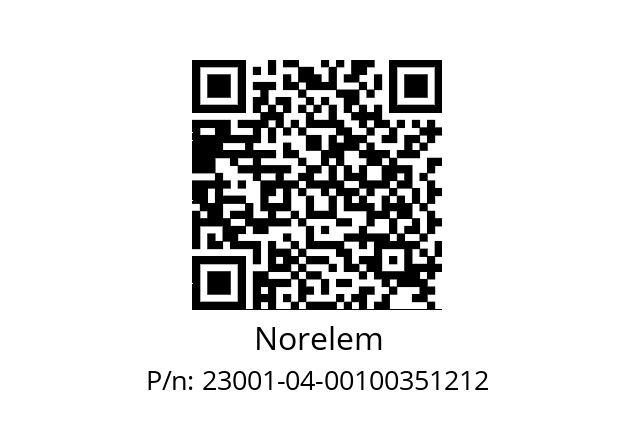   Norelem 23001-04-00100351212