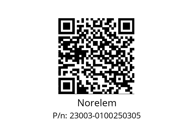   Norelem 23003-0100250305