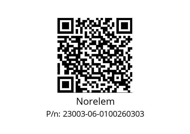   Norelem 23003-06-0100260303