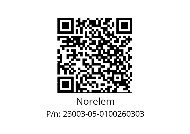   Norelem 23003-05-0100260303