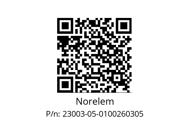   Norelem 23003-05-0100260305