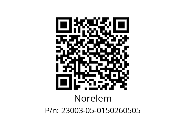   Norelem 23003-05-0150260505