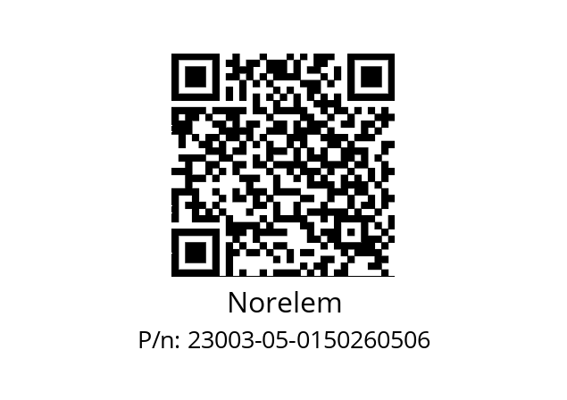   Norelem 23003-05-0150260506