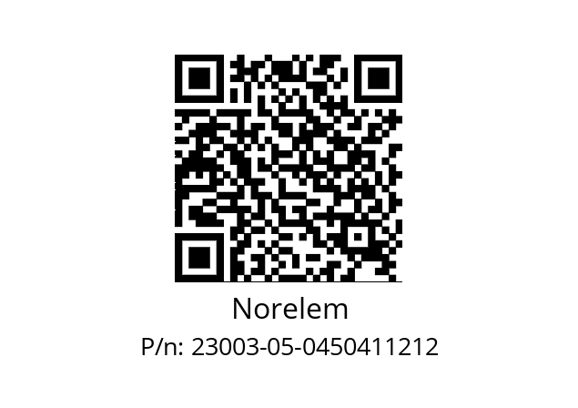   Norelem 23003-05-0450411212